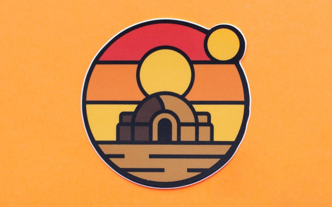 New A New Hope Twin Suns Icon Sticker available now!