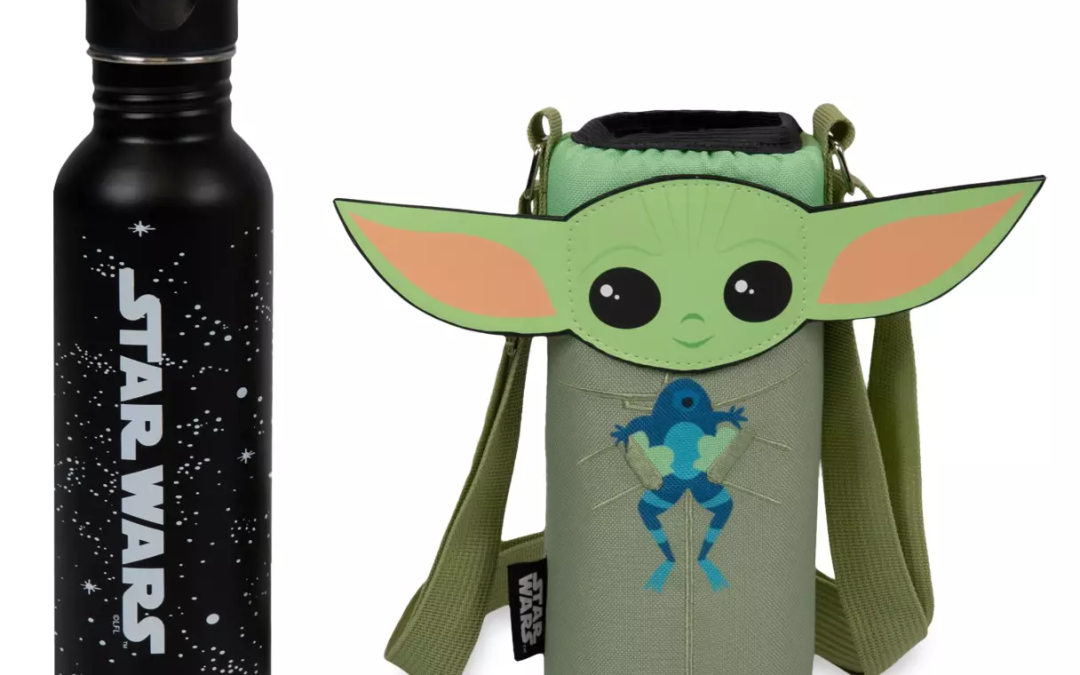 New The Mandalorian The Child (Grogu) Stainless Steel Water Bottle and Cooler Tote Set available!