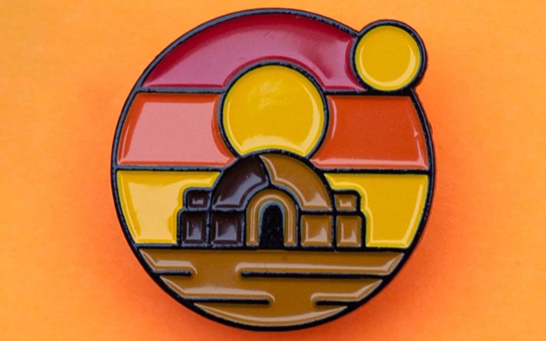 New Star Wars Twin Suns Icon Enamel Pin available now!