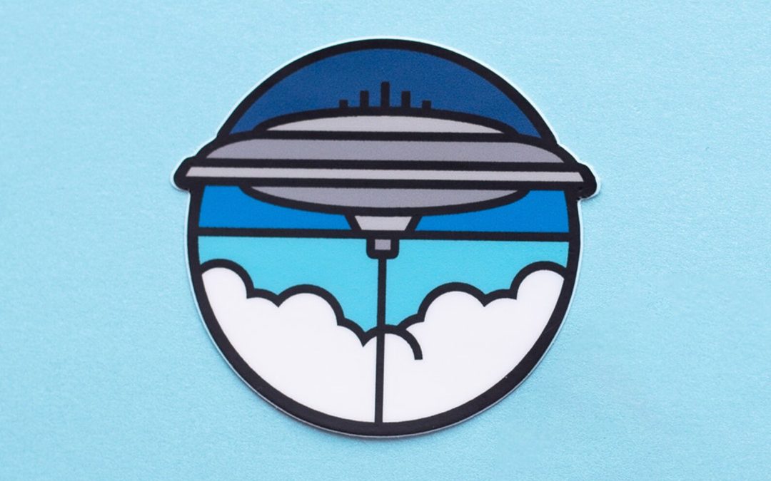 New The Empire Strikes Back The Cloud City Icon Vinyl Sticker available now!