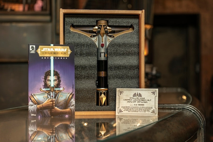 New Star Wars Stellan Gios Legacy Lightsaber Hilt and Comic Book Set available now!