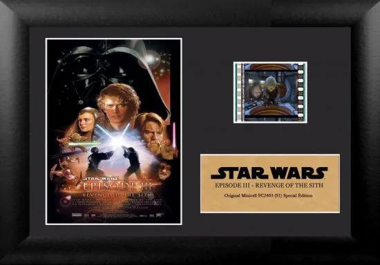 New Revenge of the Sith Mini Framed Film Cell available now!