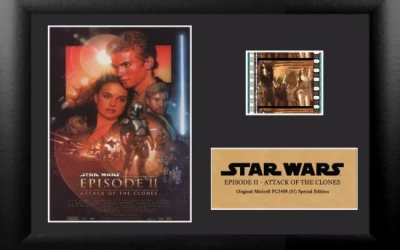 New Attack of the Clones Mini Framed Film Cell available now!