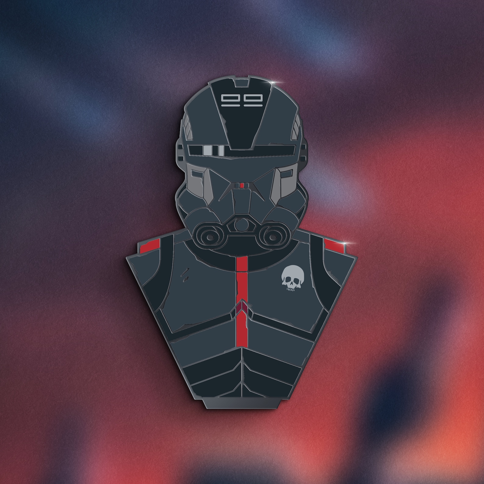 SWTBB Trooper Echo Bust Enamel Pin 1