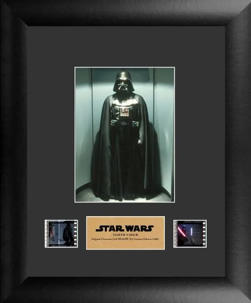 New Star Wars Darth Vader Character Framed Film Cell Picture available now!