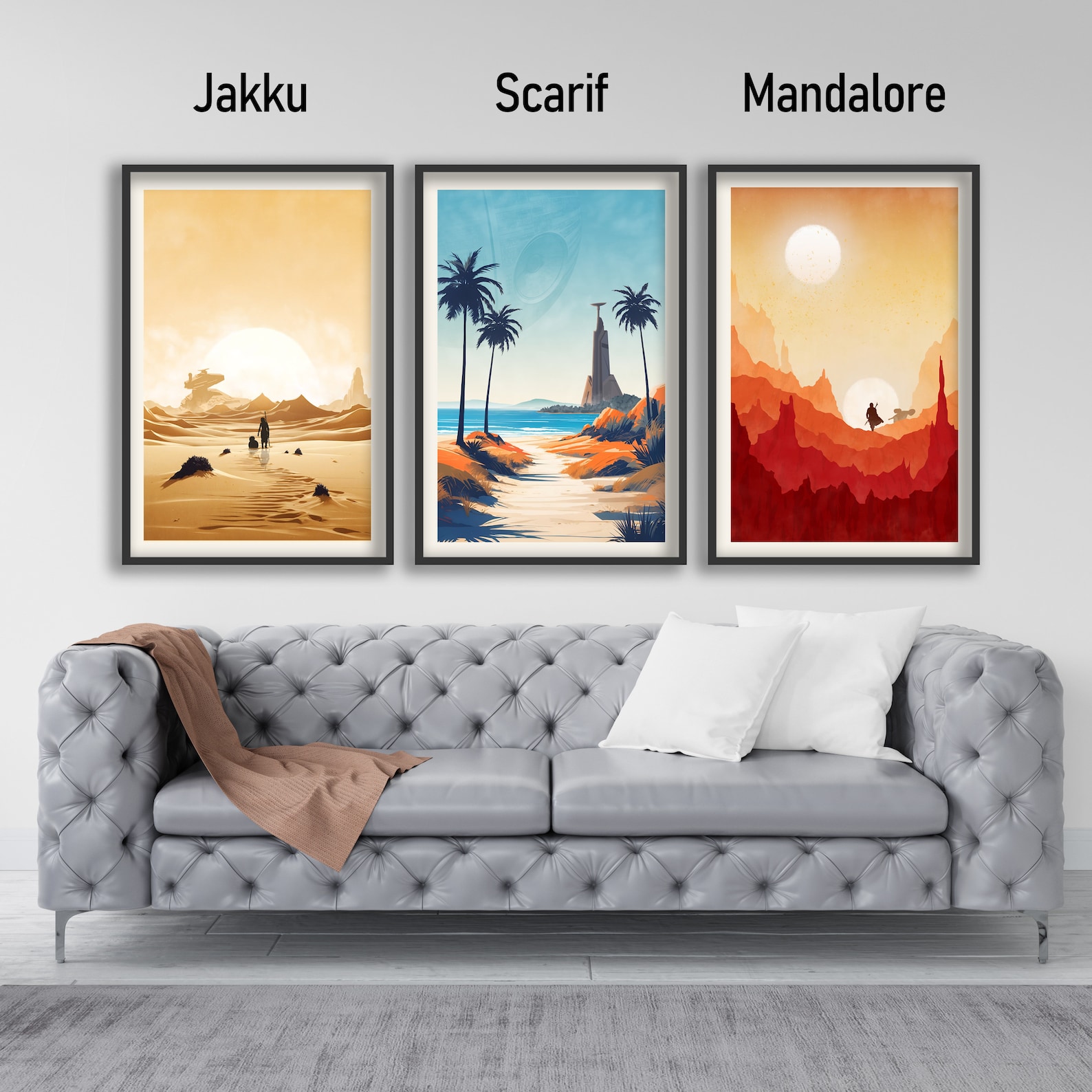 SW Travel Planet Poster Bundle Set 3