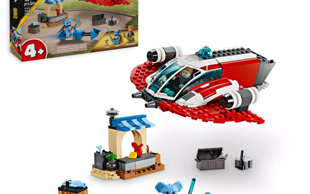 New Star Wars: Young Jedi Adventures The Crimson Firehawk Lego Set available now!