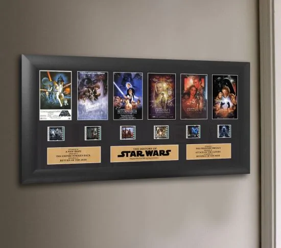 SW Episodes I-VI Through The Ages Mini Framed Film Cell 3