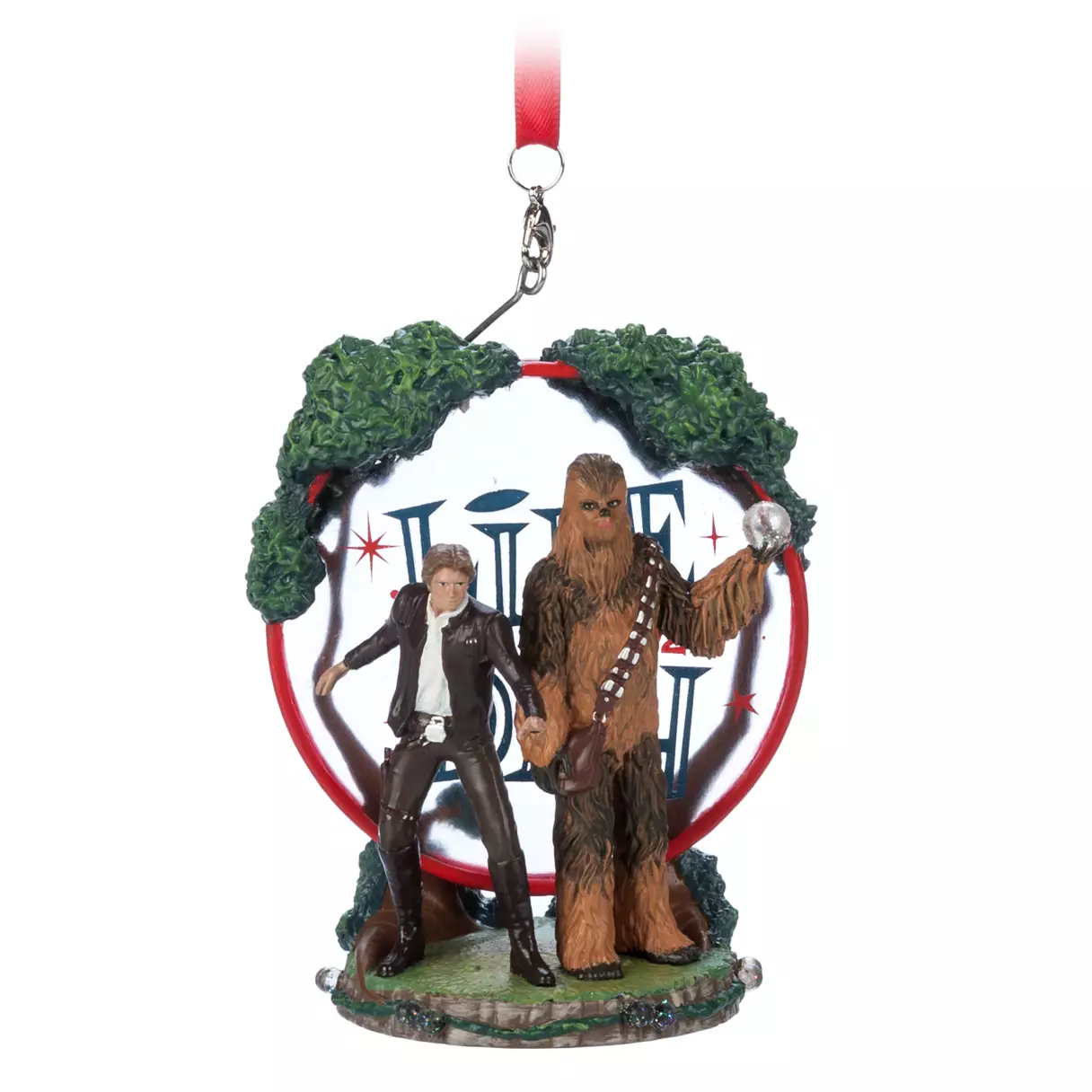 SW Han Solo and Chewbacca ''Life Day'' Sketchbook Ornament 1