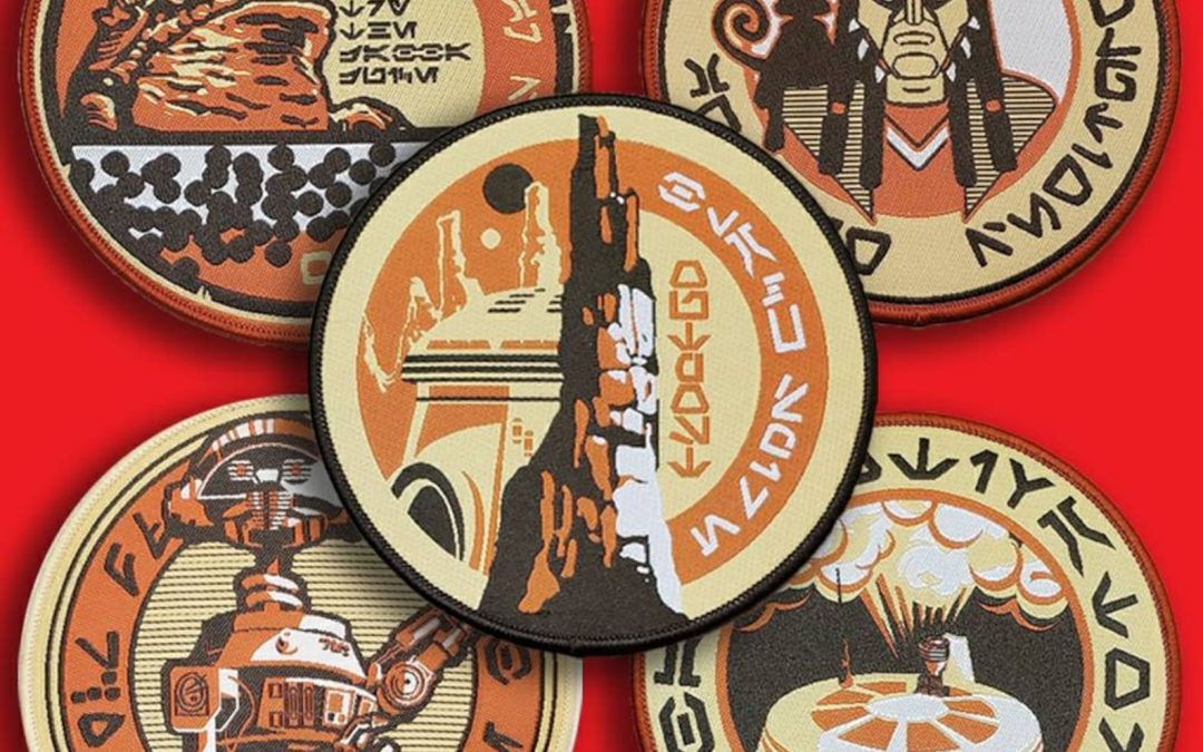 New Star Wars Galaxy's Edge Cantina Woven Patches 5-Pack available now!