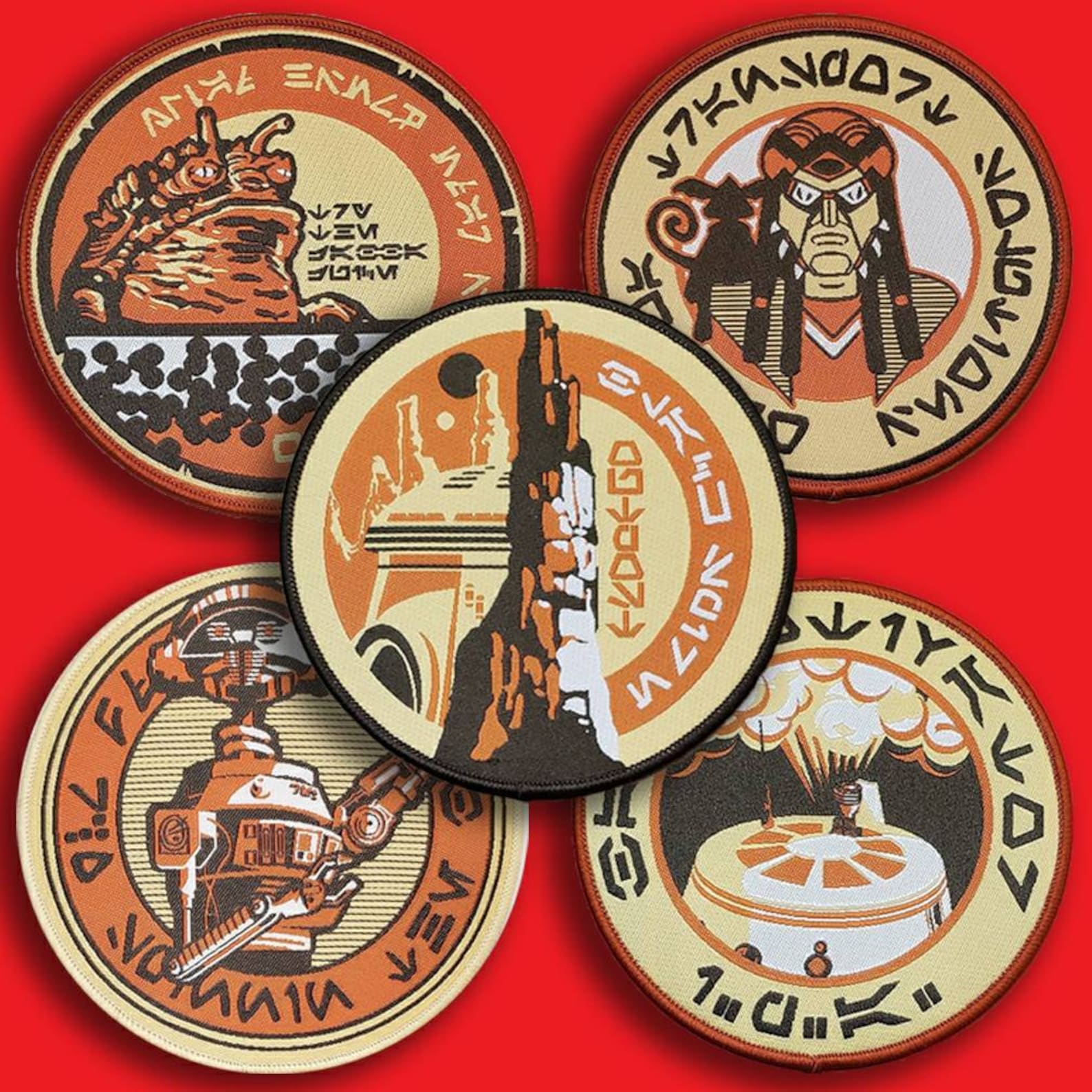 SWGE Cantina Woven Patches 5-Pack 1