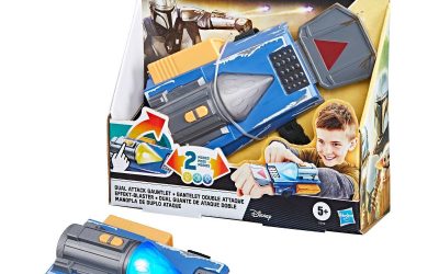 New The Mandalorian Dual Attack Electronic Gauntlet Toy available now!