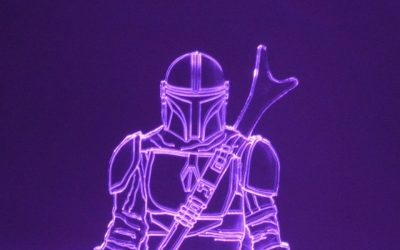 New The Mandalorian Din Djarin Personalized 3D Night Light available now!