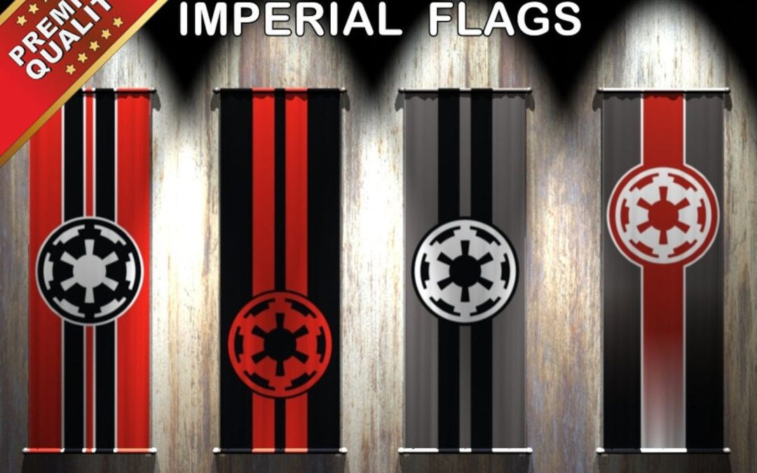 New Star Wars Premium Quality Galactic Empire Imperial Flag available now!