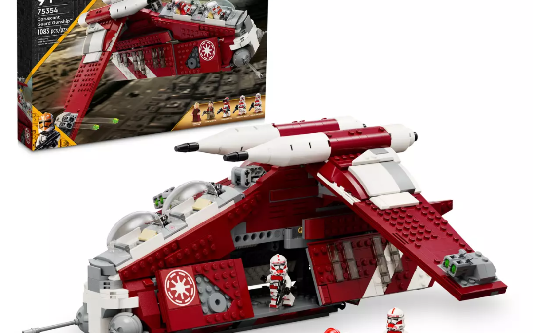 New Star Wars Coruscant Guard Gunship Lego Set available now!