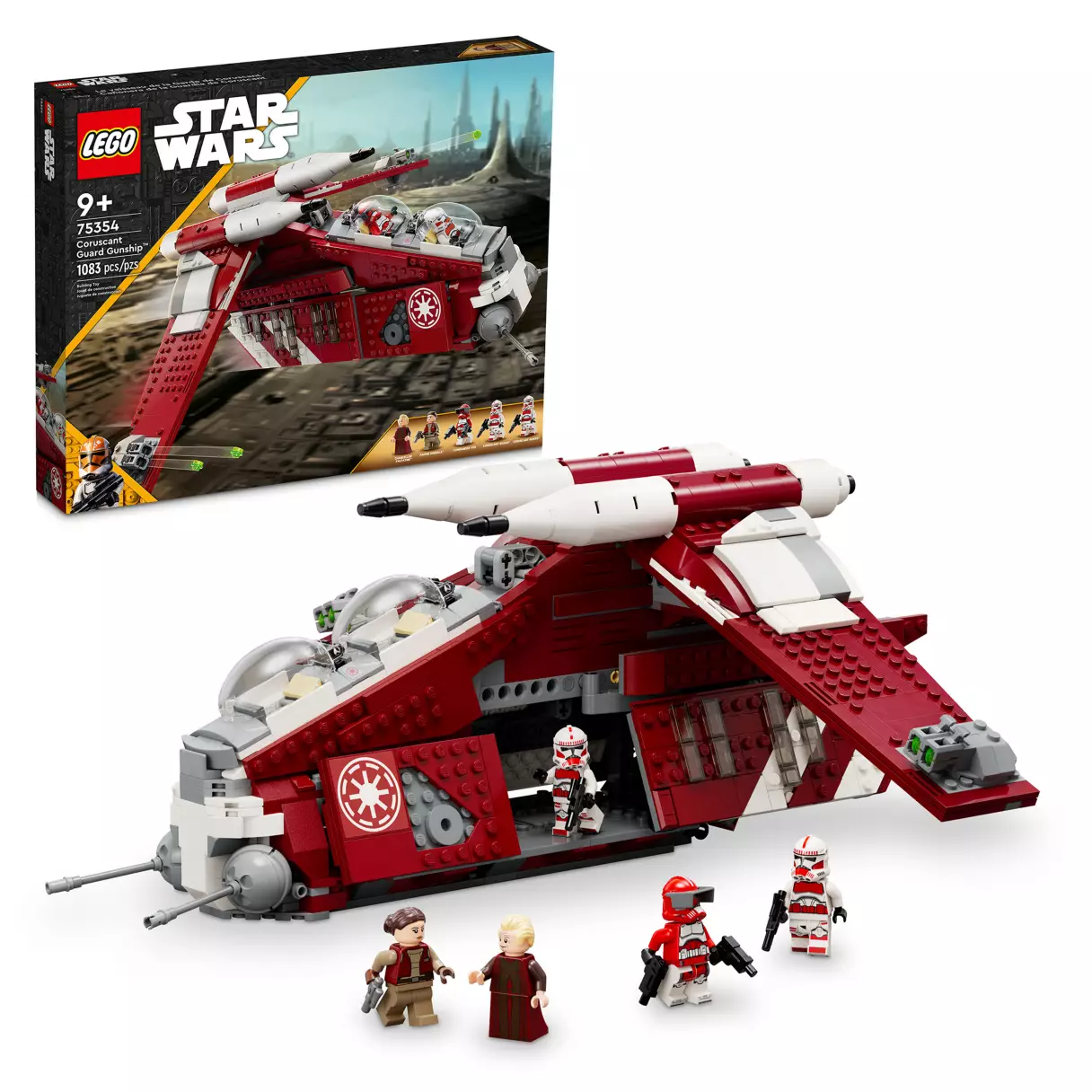 SW Coruscant Guard Gunship Lego Set 4
