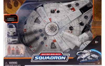 New Star Wars Galaxy's Edge Micro Galaxy Squadron Millennium Falcon Vehicle Toy available!