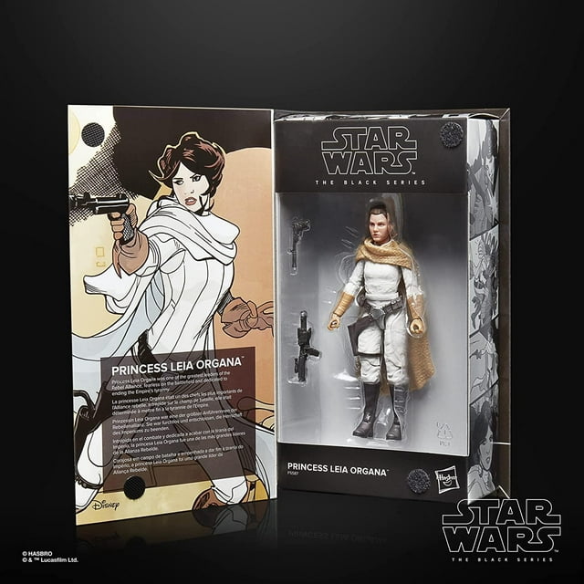 SW Princess Leia Organa (Comic) Black Series Figure 2