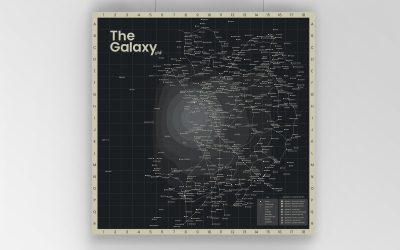 New Star Wars Modern Galaxy Map Poster available now!