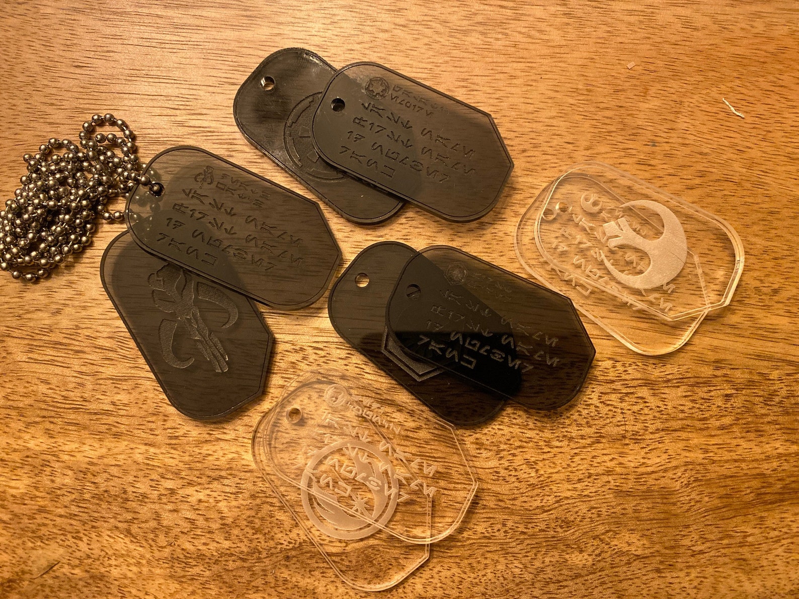 SW Inspired Dog Tags Set 1