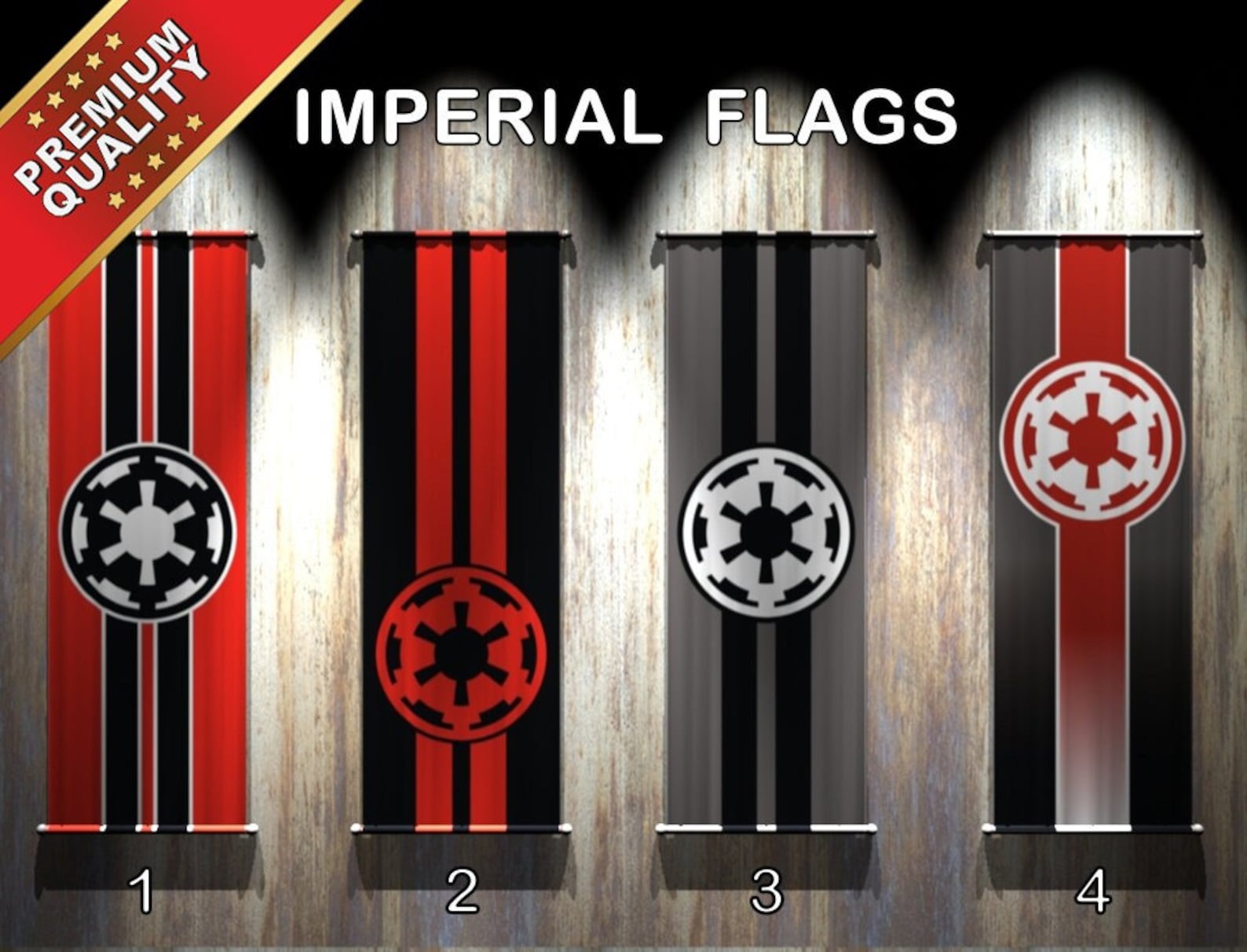 SW Premium Quality Galactic Empire Imperial Flag 1