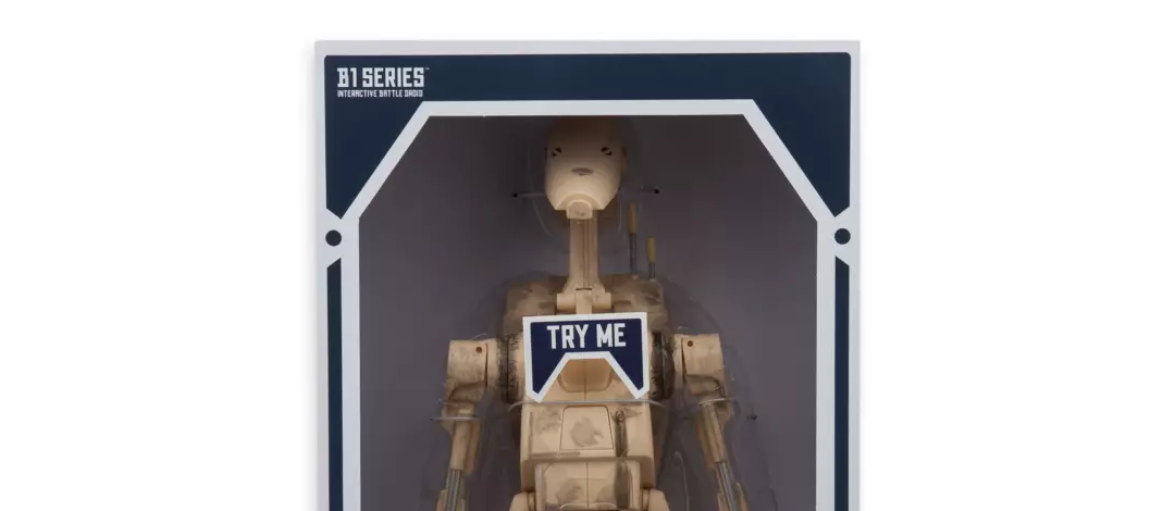 New Star Wars Galaxy's Edge B1 Series Interactive Battle Droid Talking Figure available now!