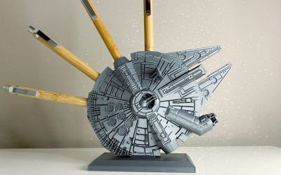 New Star Wars Millenium Falcon Pen and Pencil Office Holder available now!