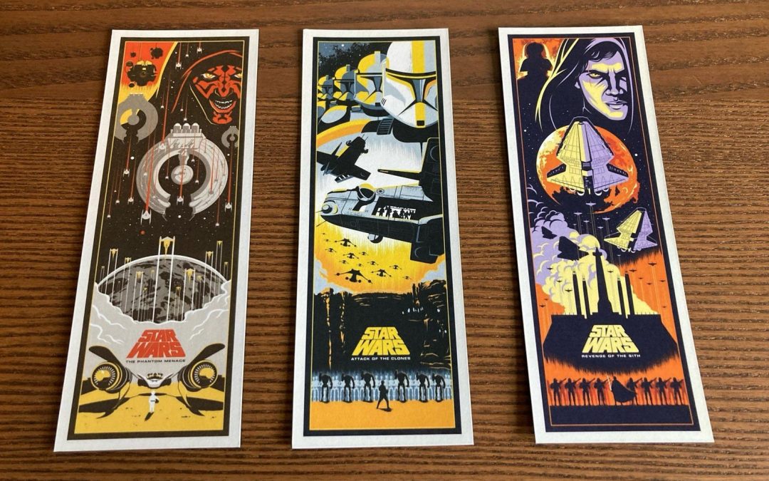 New Star Wars Prequel Trilogy Bookmark Set available now!