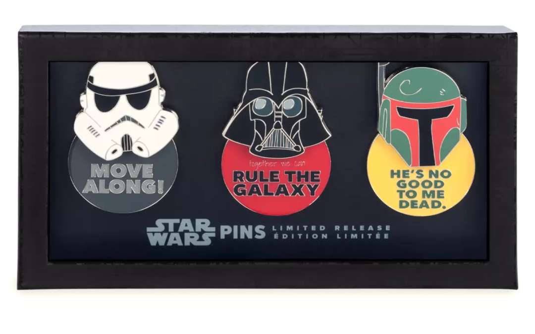 New Star Wars Helmets Slider Pin Set available now!