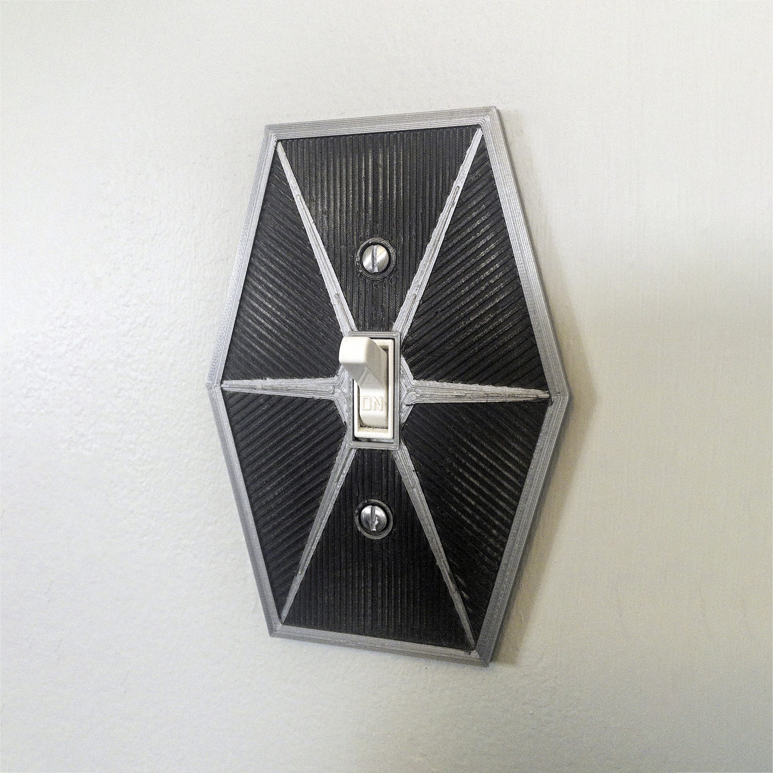 SW Inspired TIE Fighter Light Switch Cover 1