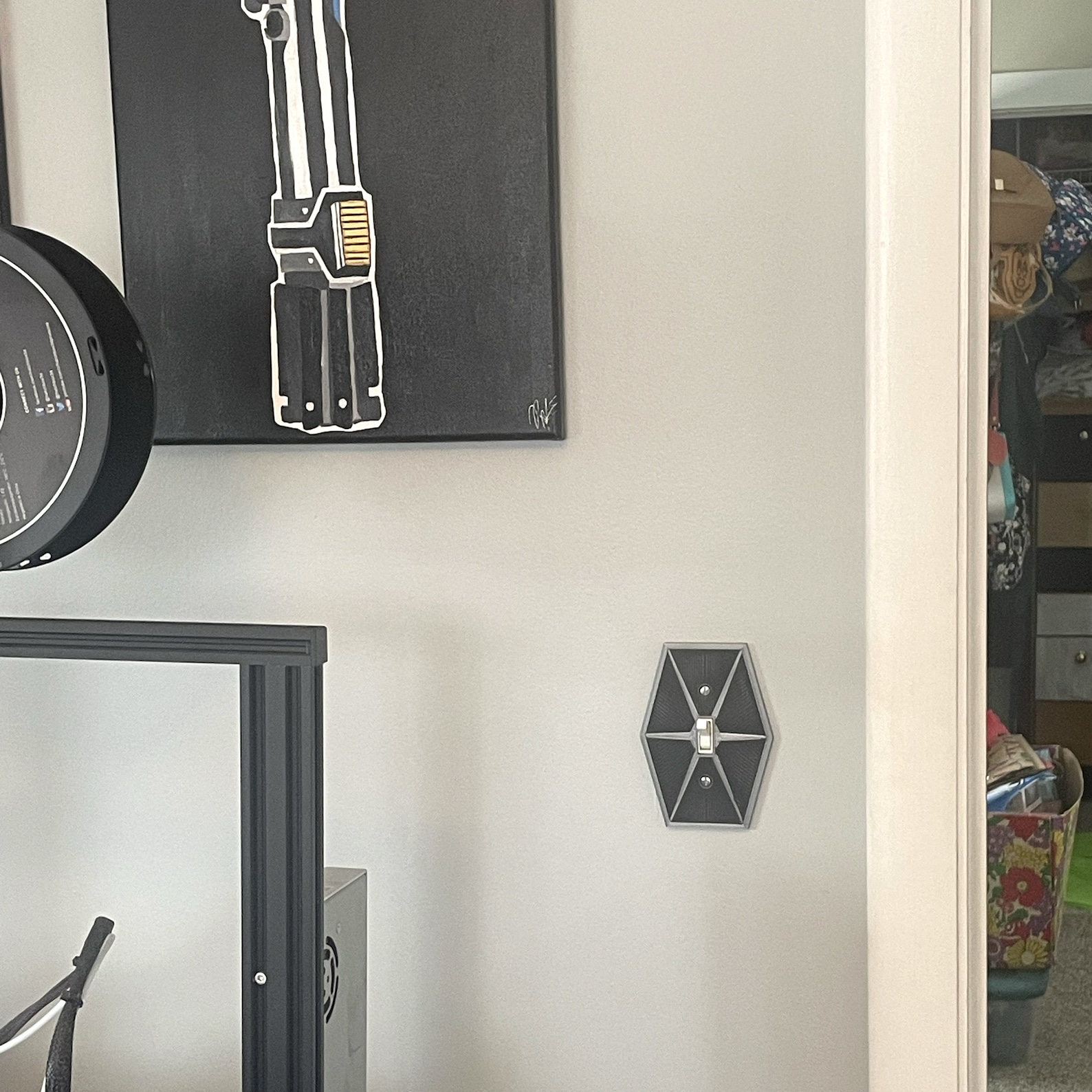 SW Inspired TIE Fighter Light Switch Cover 3