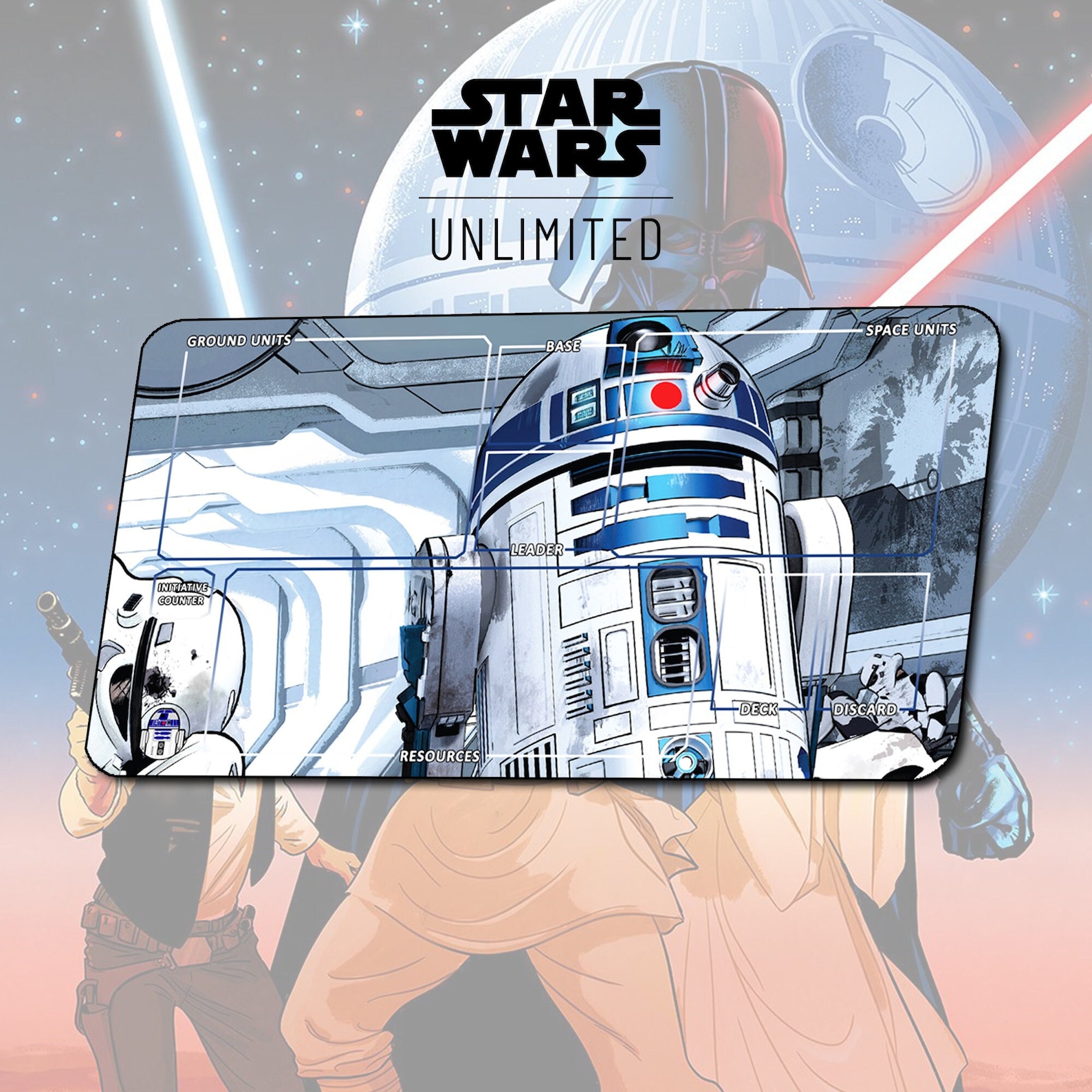 SW TCG Unlimited R2-D2 Playmat 1