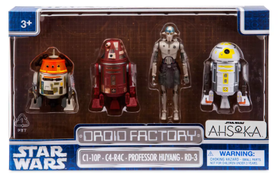 New Star Wars Ahsoka Droid Factory Droid 4-Pack Figure Set available now!