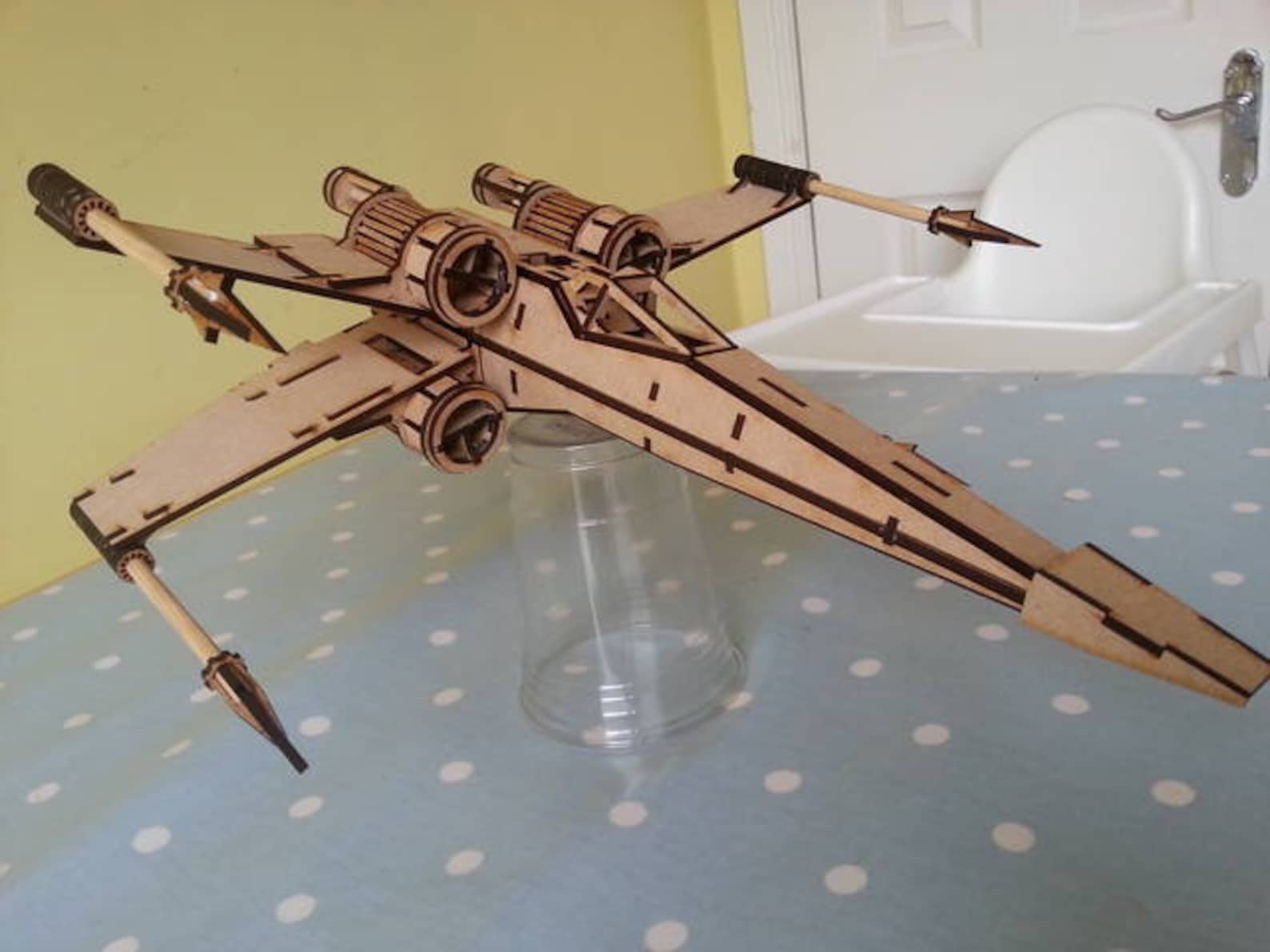 SW Laser Cut Starship Wooden Model 3D Kit 6-Pack Set 8