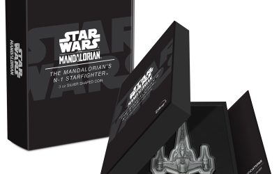 New The Mandalorian Din Djarin's N-1 Starfighter 3oz Silver Coin available now!