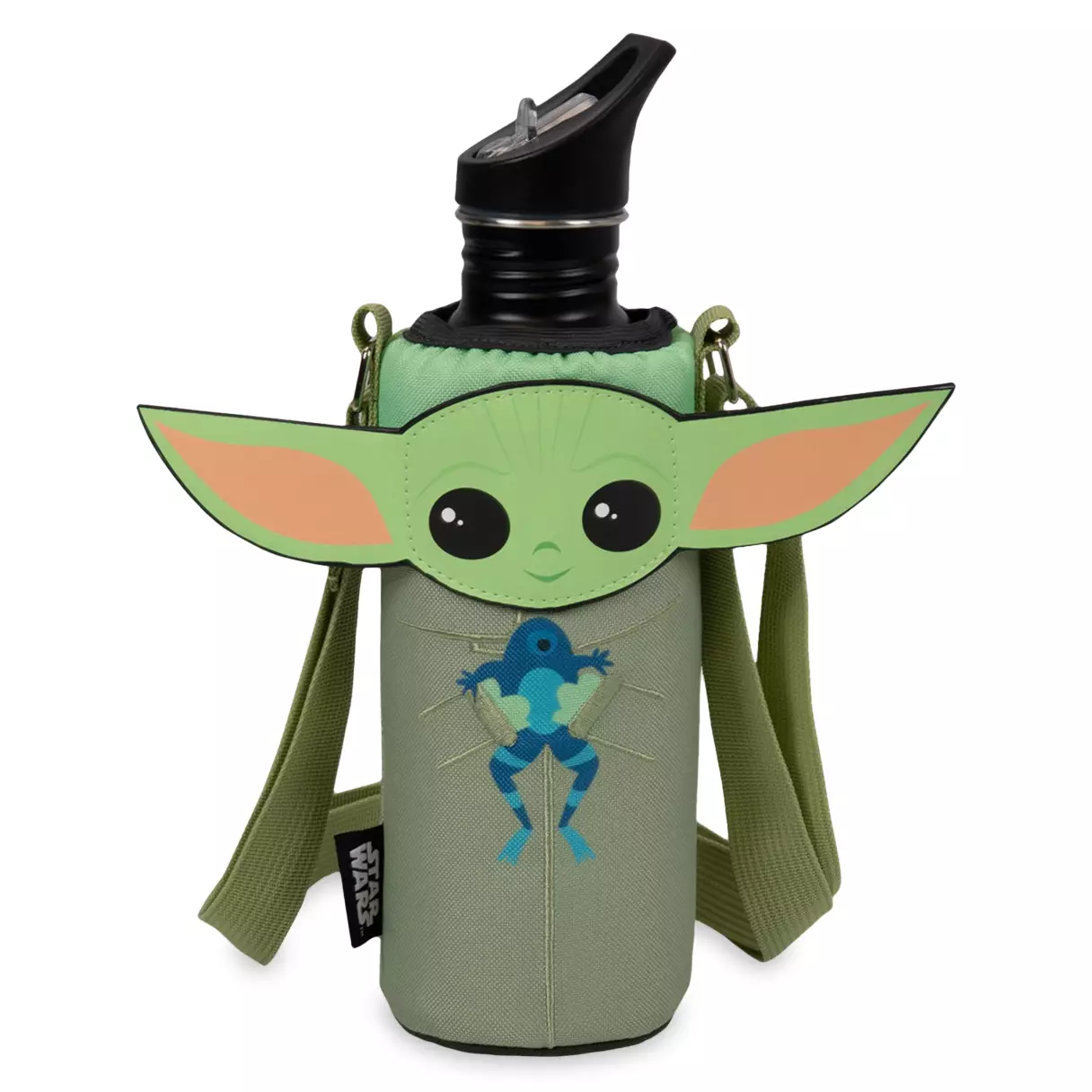 TM The Child (Grogu) Stainless Steel Water Bottle and Cooler Tote Set 1