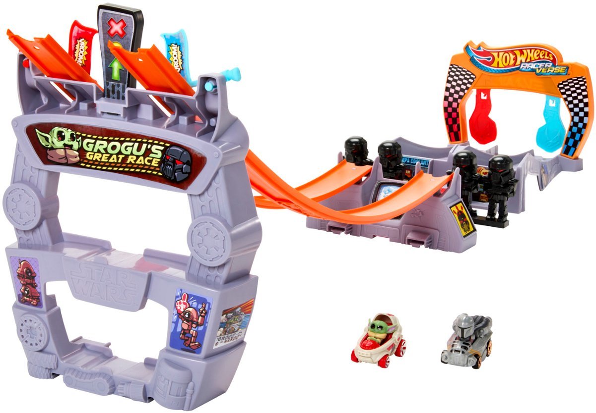 TM Hot Wheels RacerVerse Grogu's Great Race Track Set 2