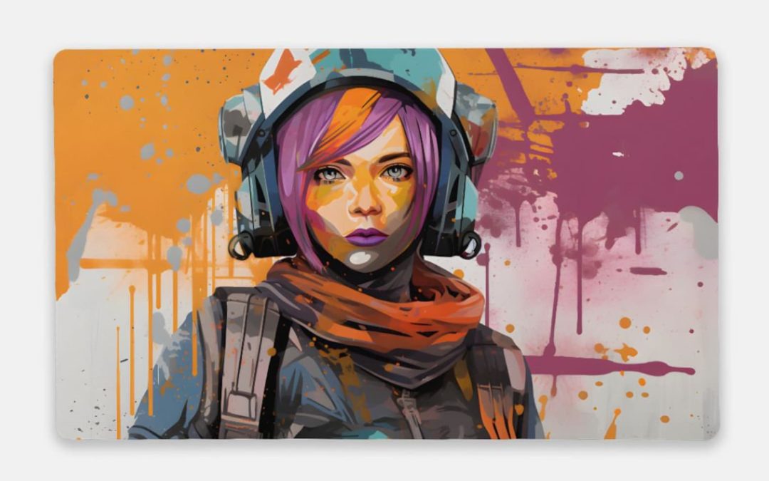 New Star Wars Rebels Unlimited Sabine Wren TCG Play-mat available now!