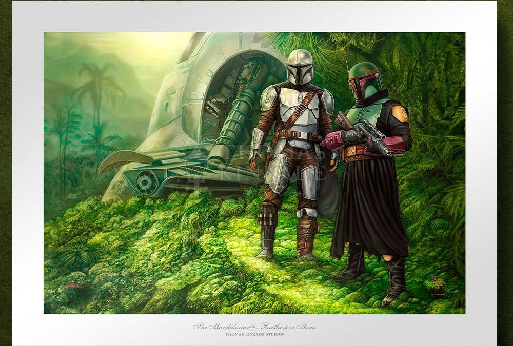 New The Mandalorian Brother In Arms Art Print available for pre-order!