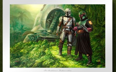 New The Mandalorian Brother In Arms Art Print available for pre-order!