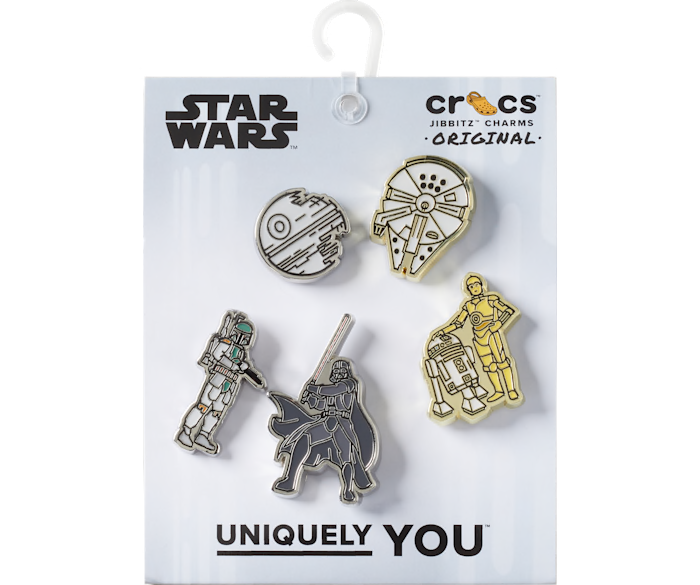 New Star Wars Character and Starship Croc Shoe Jibbitz™ Charm 5-Pack available now!