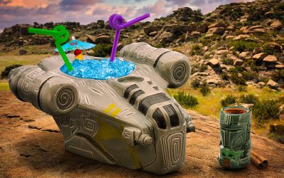 New The Mandalorian Geeki Tikis® Razor Crest Mug and Punch Bowl Set available now!