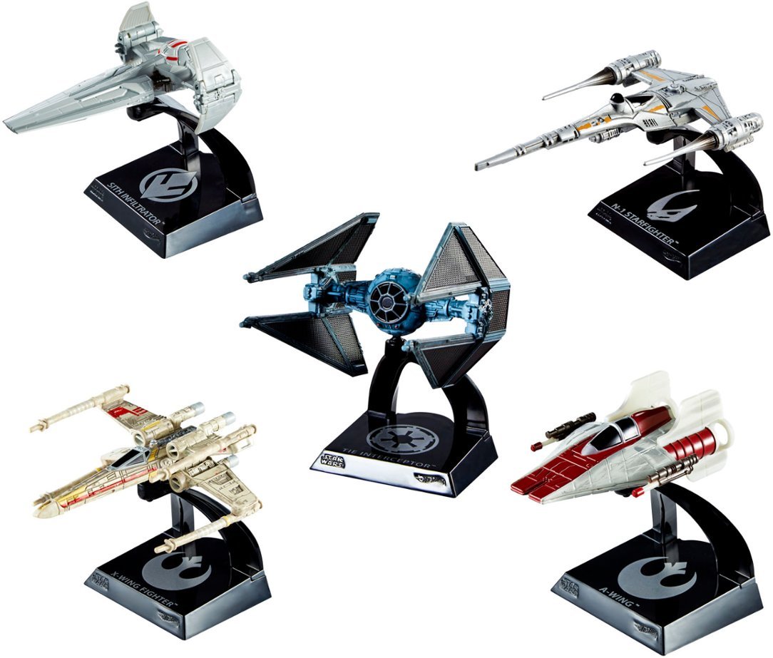 SW Hot Wheels Starships Select Collection 5-Pack 3
