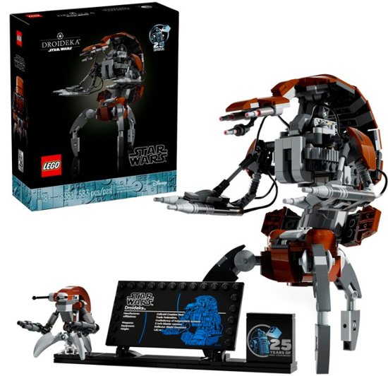 New The Phantom Menace Droideka (Destroyer Droid) 25th Anniversary Lego Set available!