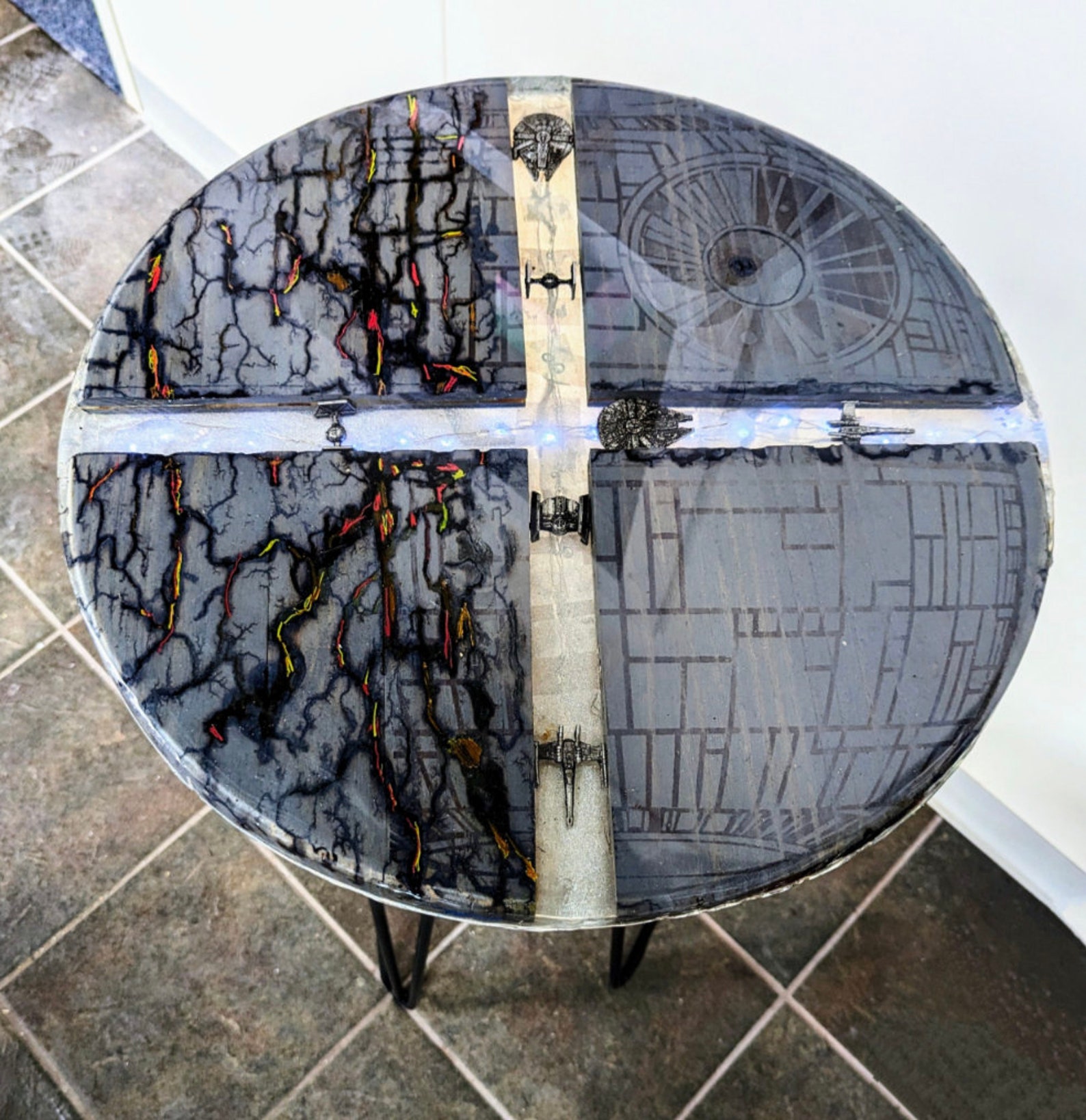 SW Death Star Resin River End Table 1