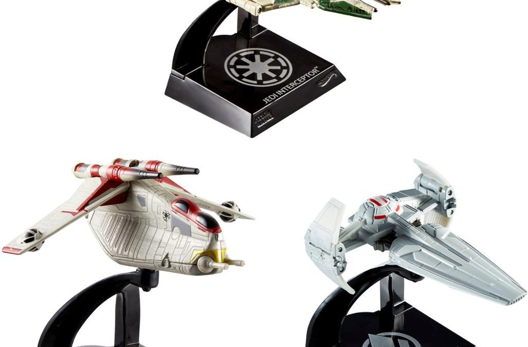 New Star Wars Hot Wheels Starships Select 3-Pack available now!