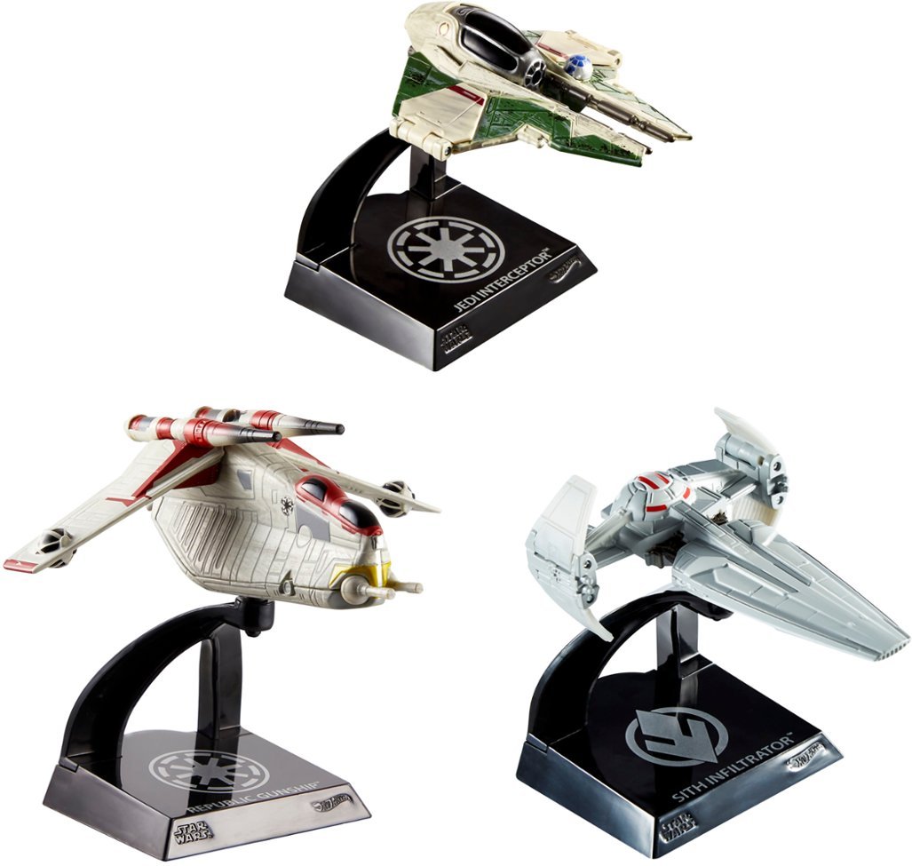 SW Hot Wheels Starships Select 3-Pack 2