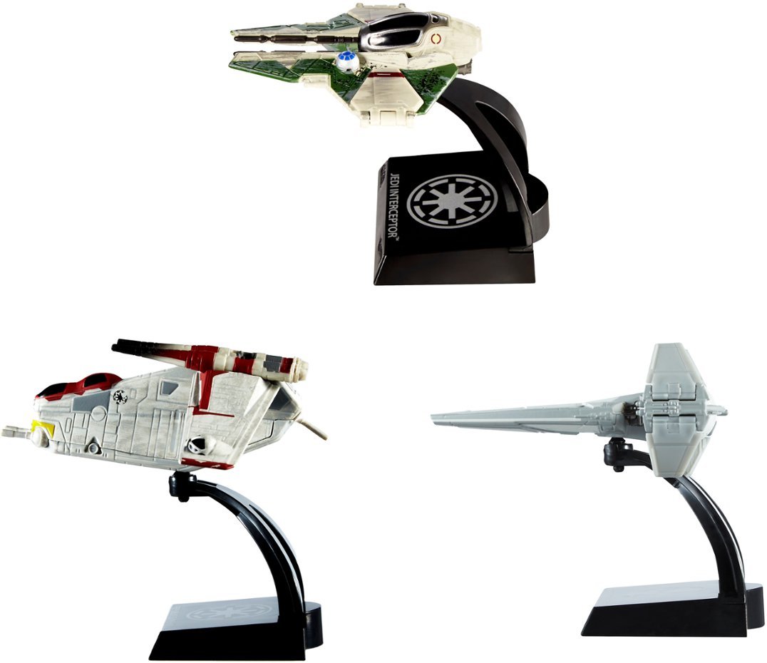 SW Hot Wheels Starships Select 3-Pack 3