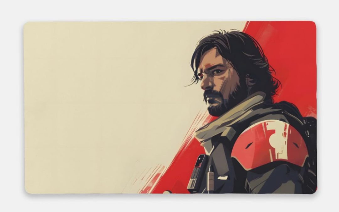 New Star Wars Andor Themed Cassian Andor TCG Play Mat available now!