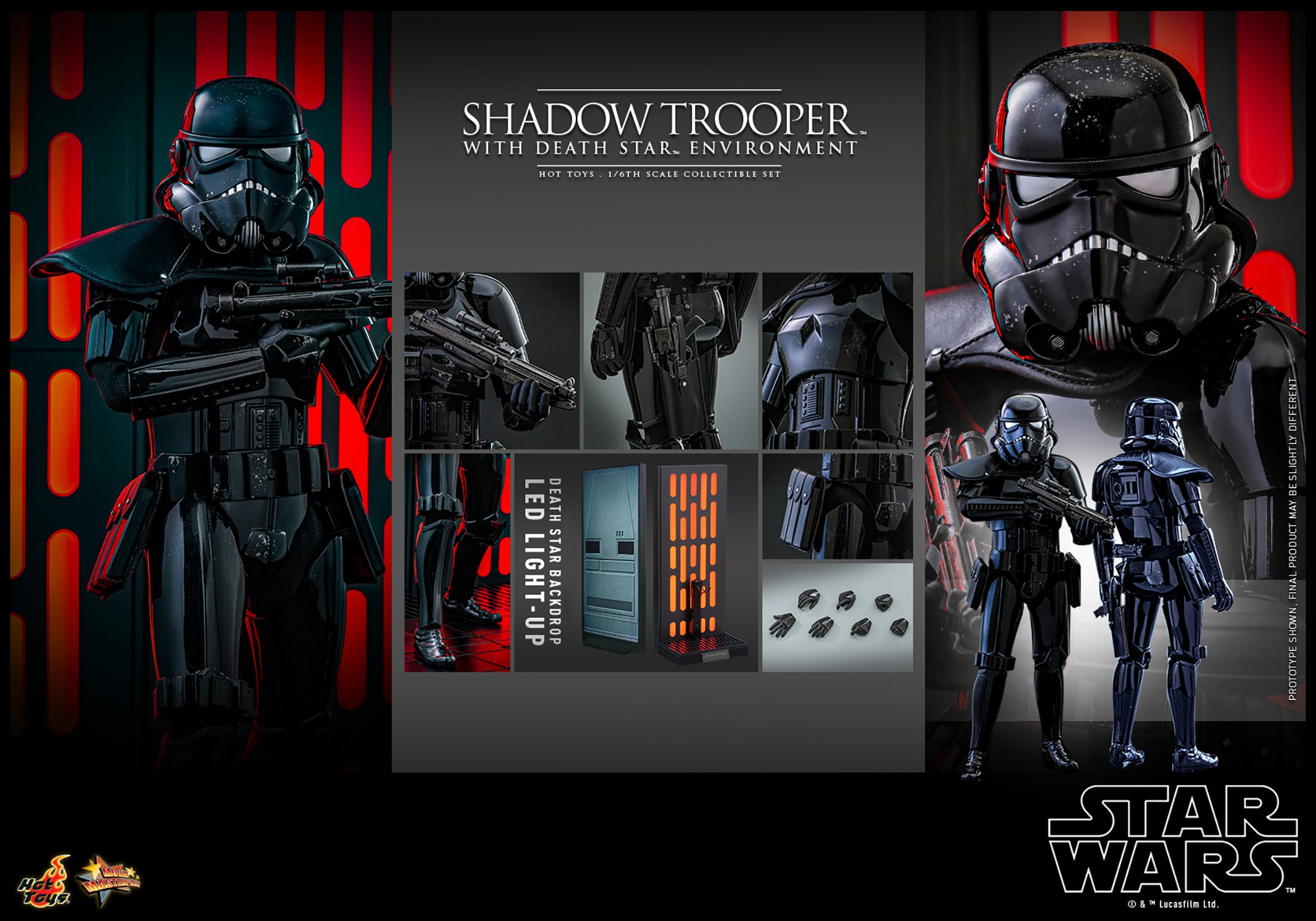 SW Imperial Shadow Trooper Sixth Scale Figure 4